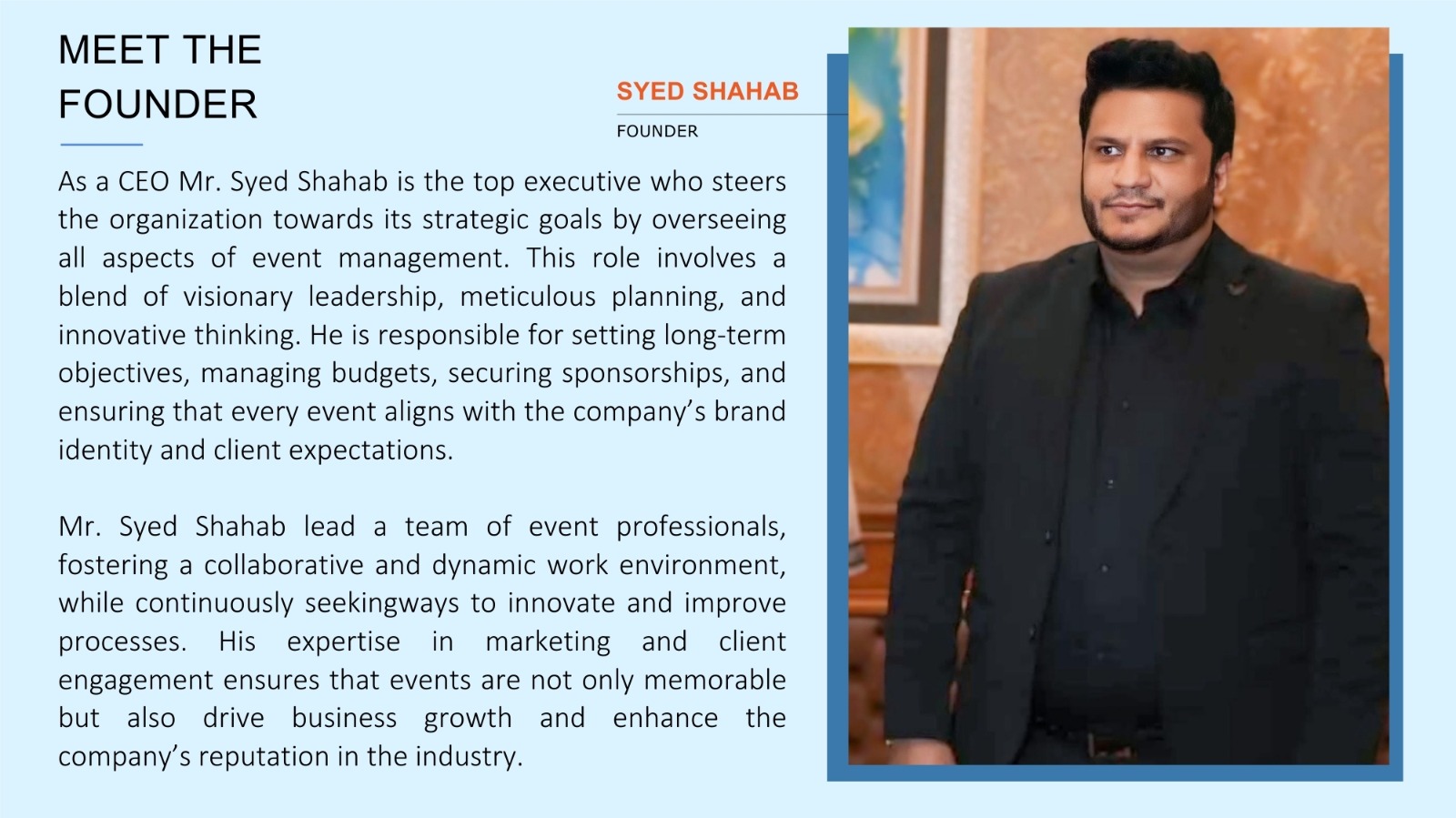 Mr. Syed Shahab